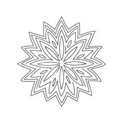 Simple, Easy, and Large Print Designs for Adults and Kids. Bold and easy coloring page