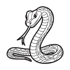 Fototapeta premium Simple, Easy, and Large Print Designs for Adults and Kids. Bold and easy coloring page