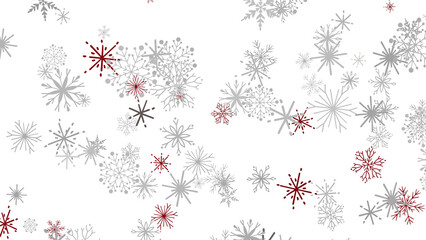 Snowflakes - golden openwork shiny snowflakes, star, 3D rendering.