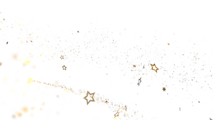 Abstract Gold and White Sparkle Background