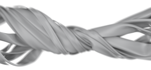 Abstract Gray Swirling Fabric