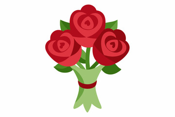 bouquet of red roses