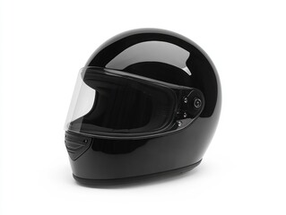 Black Motorcycle Helmet