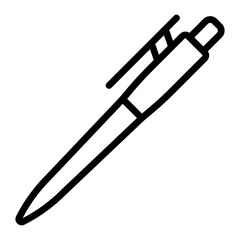 Pen Vector Line Icon Design