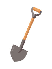 shovel isolated on white