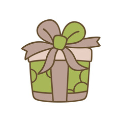 gift box with ribbon