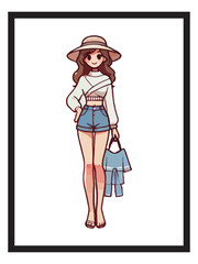 girls clothes when going to the beach