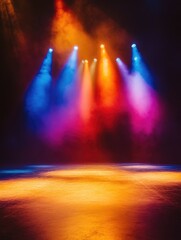 Lighted stage performance