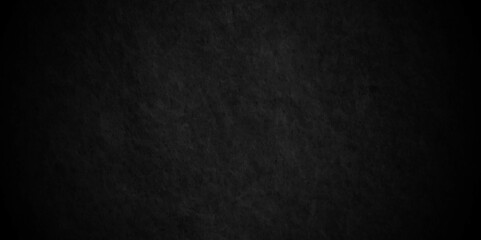 Fototapeta premium Dark black stone wall blank background with copy for space design. Dark grey black slate background or backdrop texture. High Resolution on dark black Cement Texture Background.