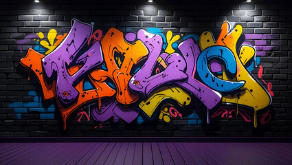 graffiti on the wall