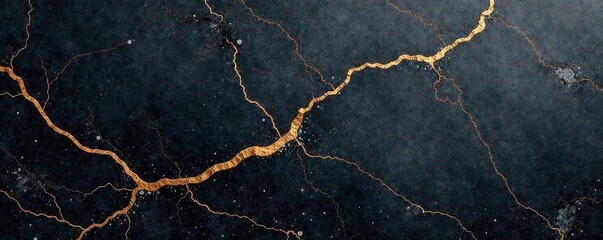 Intricate black marble veining on chalkboard backdrop, contrast, monochrome, rough