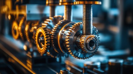Obraz premium Industrial engineering guide aligning components bolting techniques workshop