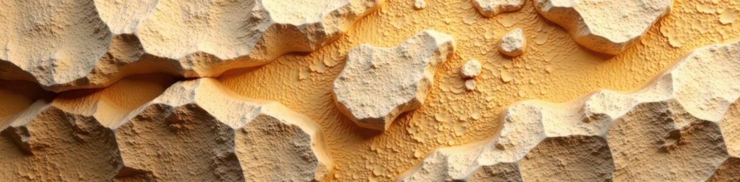 Abstract warm beige rock formation, rough texture, backdrop, landscape