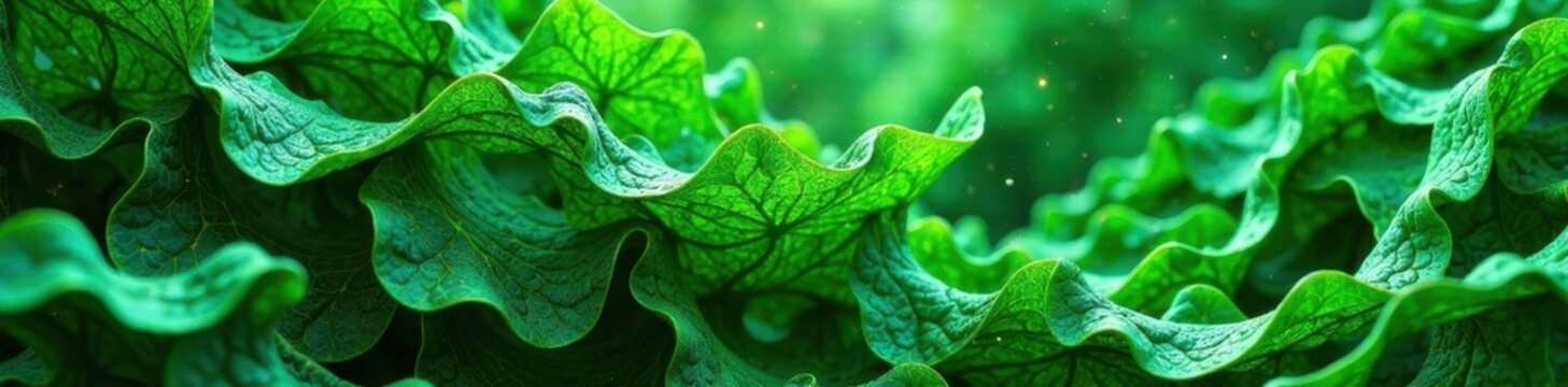 Intricate swirling green organic lines, abstract botanical forms , minimal, lines, natural
