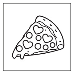 Bold and Easy Valentine's Day Coloring Page for Kids and Adults