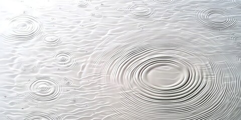 Abstract Rain Ripples on Water Surface