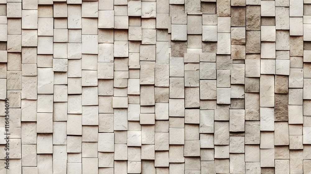 Poster a close-up of a wall consisting of variously shaped and sized squares and rectangles in diverse colo