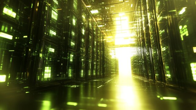 Futuristic Data Center with Green Energy Optimization
