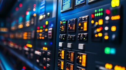 Modern Control Panels in Automated Distribution Center