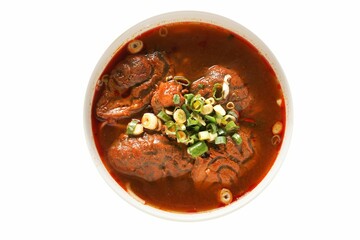 Spicy Beef Stew with Green Onions
