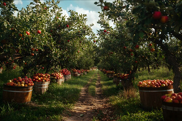 a beautiful apple orchard just outside of San Antonio TX
