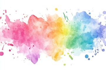 A colorful rainbow on a clean white background, great for illustrations and designs