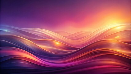 Obraz premium Abstract Flowing Waves of Color and Light, a Serene and Elegant Design