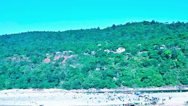 Mountain hill view of jaflong Bangladesh