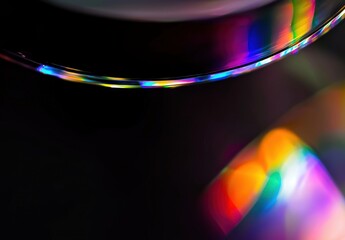 Abstract Colorful Light Reflection Design