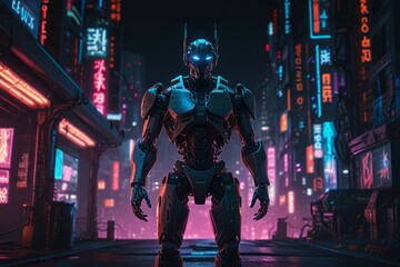 robot at night © Umarul