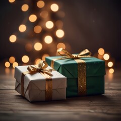 gift box with decorations