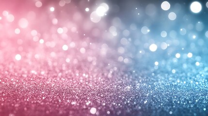 Abstract Pink And Blue Glitter Background