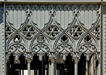 Santa Justa Lift: Artistic Iron Details in Lisbon (Portugal)
