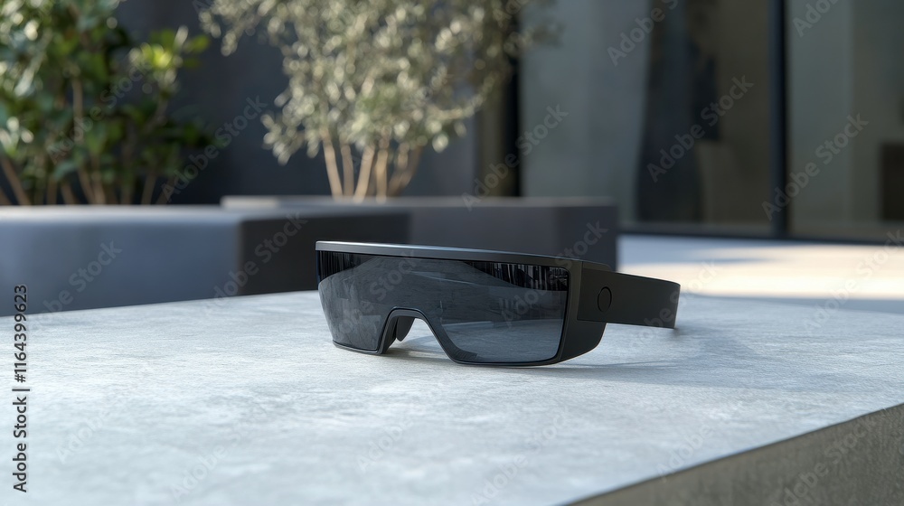 Poster high-resolution reality headset with dynamic angles