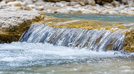 Crystal Clear Waterfall: Natural Streams and Flowing Waters for Tranquil Outdoor Retreats