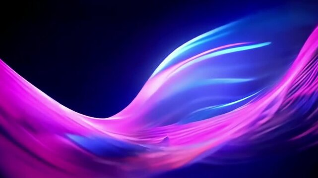 Blurred color gradient background with diverging color waves and lines, abstract live background