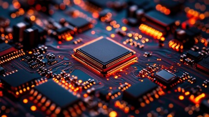 Vibrant Gadgets with Clean Lines and Engaging Composition