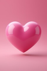 a close up of a pink heart shaped object on a pink background