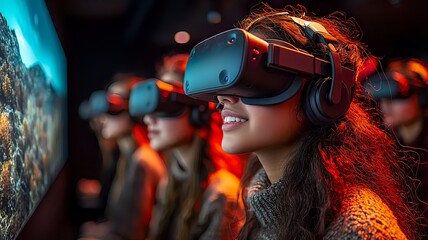 VR Classroom Exploring Climate Change and Environmental Landscapes