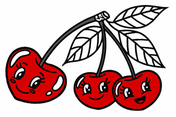 Vector Line Art: Valentine Heartfelt Hiccup in White