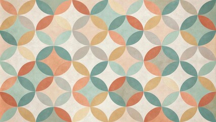 Abstract Geometric Pattern with Earthy Tones and Subtle Texture