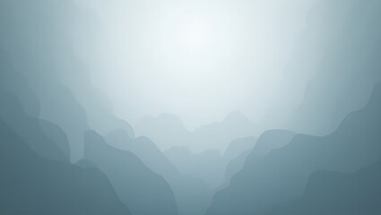 Abstract blue wave background. Generative Ai.