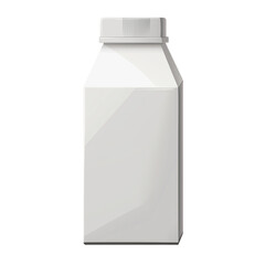 Milk Carton on transparent background
