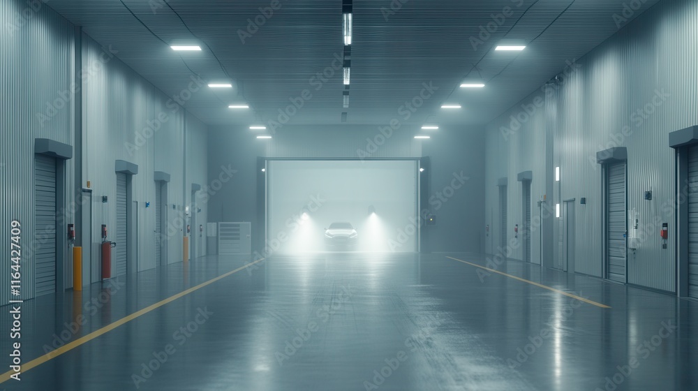 Aufkleber supersonic aerodynamic testing in high-tech lab environment