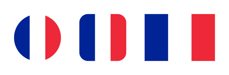 France flag icon set