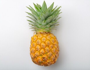 Fresh Pineapple Isolated on White Background