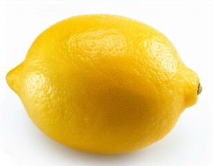 Fresh Lemon Isolated on White Background