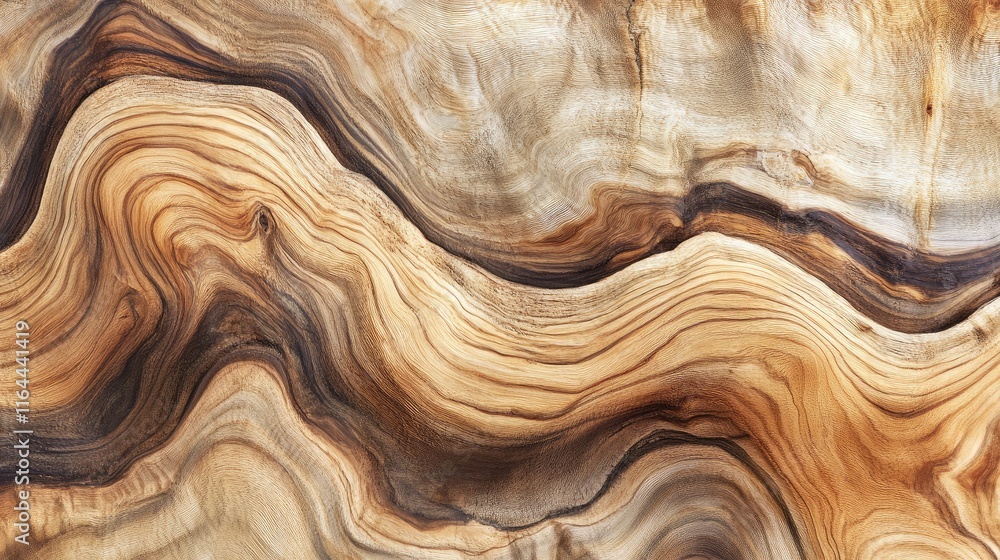 Poster elegant natural wood grain pattern with rich textures and warm tones for use in design and decor pro