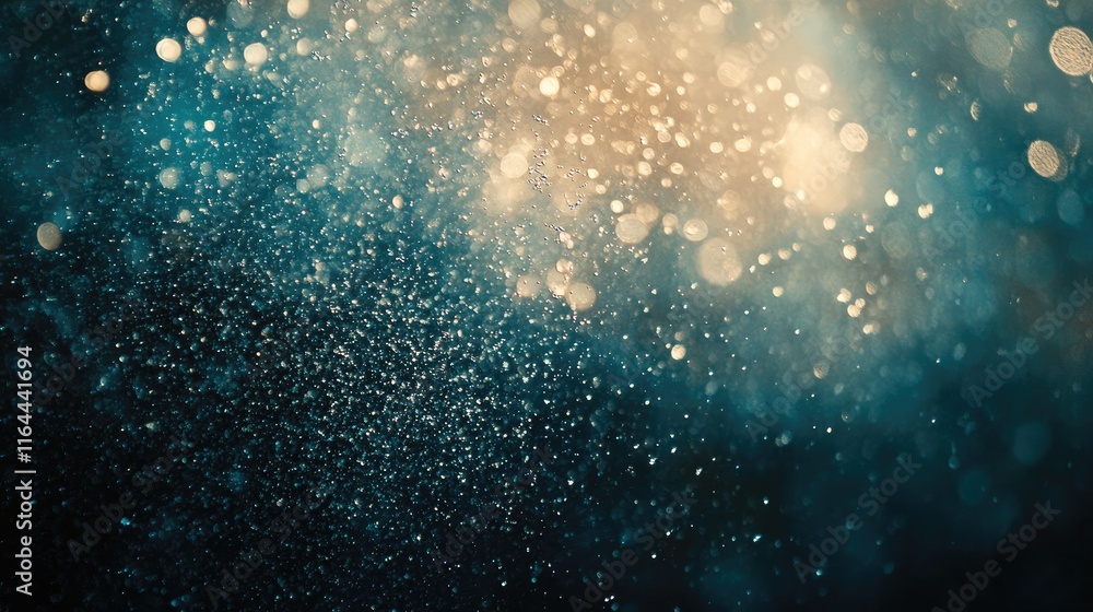 Poster shimmering bokeh lights creating an abstract background with a magical and dreamy atmosphere for cre