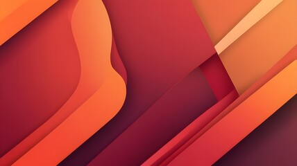 The image is a simple abstract background with a gradient of orange and red shades 